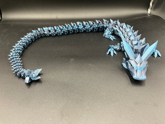 Large, multicolor Crystal dragon